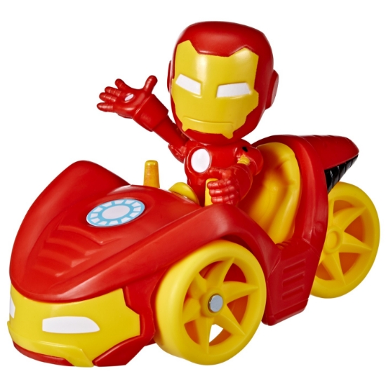 Imagine SPIDEY PRIETENII EXTRAORDINARI SET VEHICUL SI FIGURINA IRON MAN