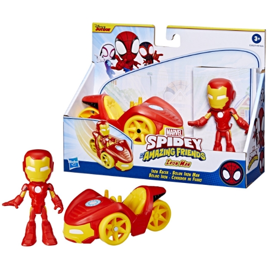 Imagine SPIDEY PRIETENII EXTRAORDINARI SET VEHICUL SI FIGURINA IRON MAN