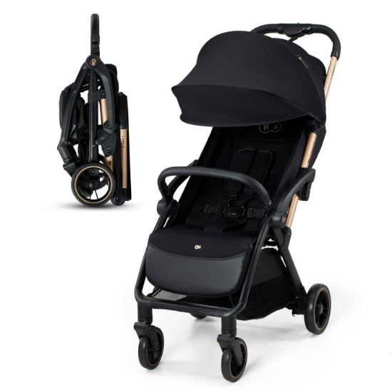 Imagine Cărucior sport Kinderkraft APINO, 0–22 kg, Raven Black