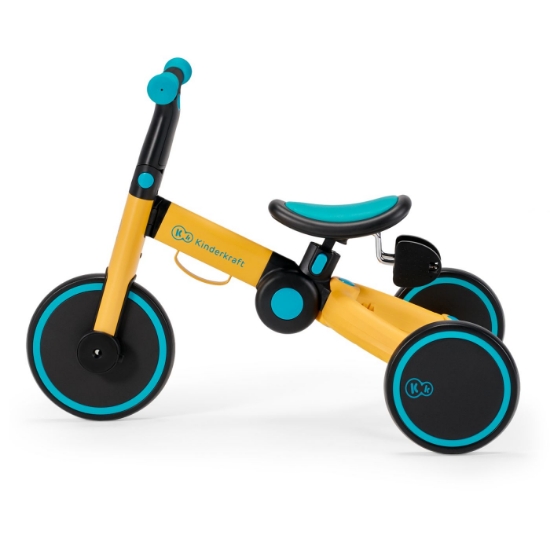 Imagine Bicicleta de echilibru / tricicleta Kinderkraft 4TRIKE, Primrose Yellow