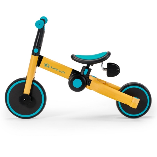 Imagine Bicicleta de echilibru / tricicleta Kinderkraft 4TRIKE, Primrose Yellow