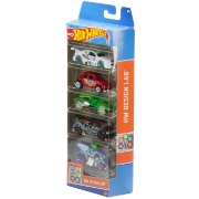 Imagine Set 5 mașini Hot Wheels Design Lab