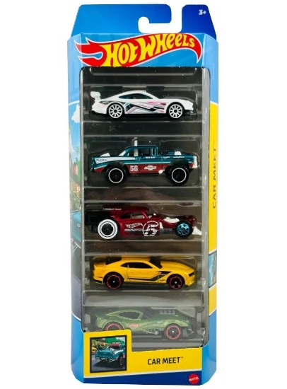 Imagine SET 5 MASINI HOT WHEELS CAR MEET