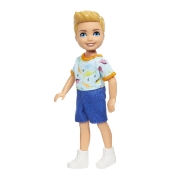 Imagine BARBIE PAPUSA CHELSEA BAIAT BLOND CU OCHI ALBASTRI