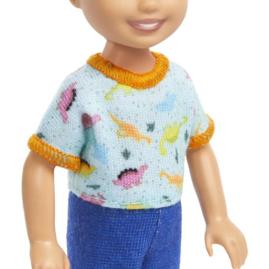 Imagine BARBIE PAPUSA CHELSEA BAIAT BLOND CU OCHI ALBASTRI