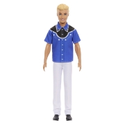 Imagine BARBIE PAPUSA BAIAT FASHIONISTAS IN COSTUM DE COWBOY