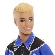 Imagine BARBIE PAPUSA BAIAT FASHIONISTAS IN COSTUM DE COWBOY