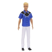 Imagine BARBIE PAPUSA BAIAT FASHIONISTAS IN COSTUM DE COWBOY