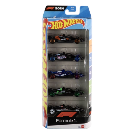 Imagine Set 5 mașini Hot Wheels Formula 1