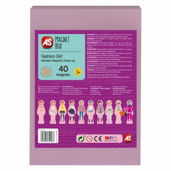 Imagine Cutie magnetică Fashion Girl