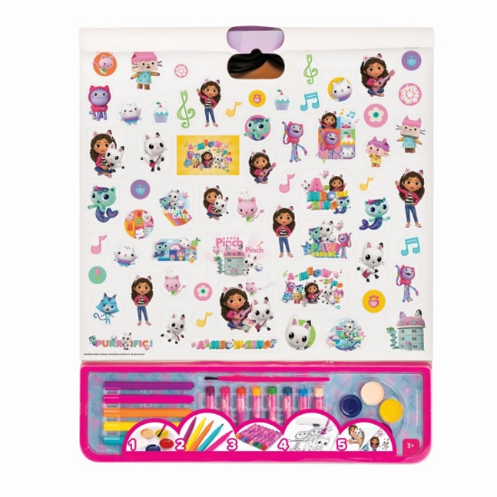 Imagine Set pentru desen Giga Block 5 în 1 Gabby Dollhouse