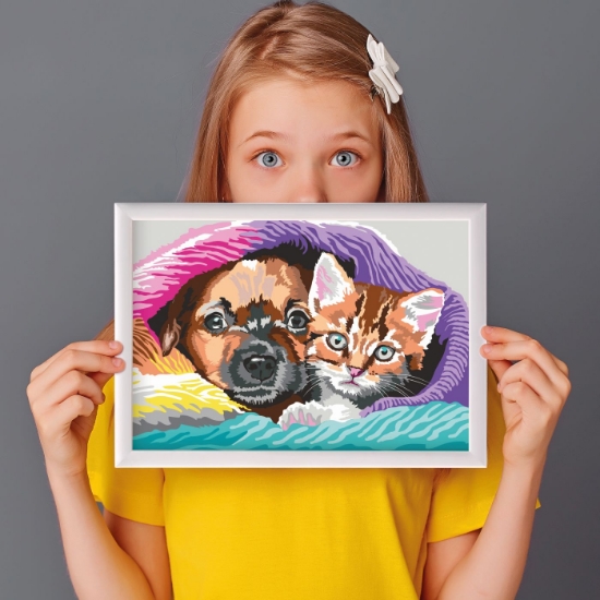 Imagine Happi Hobbi Pictează înramează Dulce Prietenie