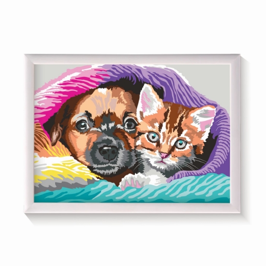 Imagine Happi Hobbi Pictează înramează Dulce Prietenie