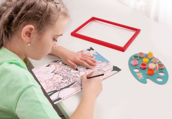 Imagine Happi Hobbi Pictează și înramează Iepuraș Vesel