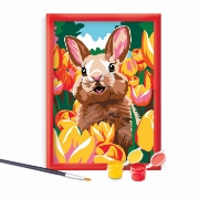 Imagine Happi Hobbi Pictează și înramează Iepuraș Vesel