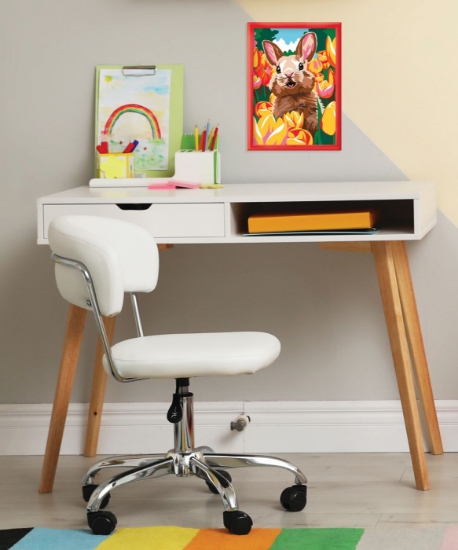 Imagine Happi Hobbi Pictează și înramează Iepuraș Vesel