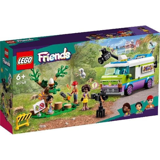 Imagine LEGO Friends Studioul mobil de știri 41749