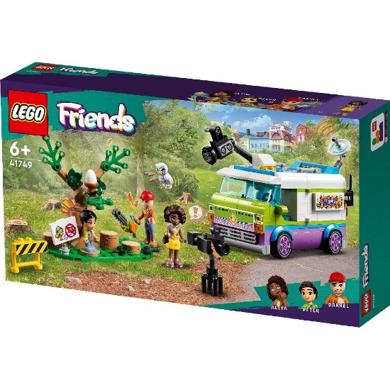 Imagine LEGO Friends Studioul mobil de știri 41749
