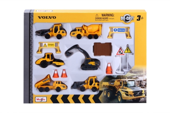 Imagine MAISTO SET UTILAJE DE CONSTRUCTII VOLVO
