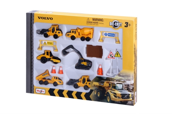 Imagine Maisto Set utilaje de construcții Volvo