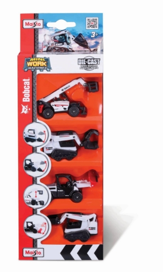 Imagine MAISTO SET 4 UTILAJE BOBCAT
