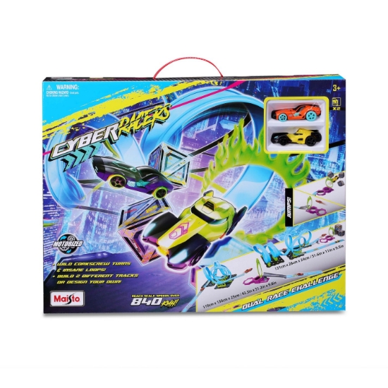 Imagine MAISTO CYBER RACERS CIRCUIT CURSA DUBLA