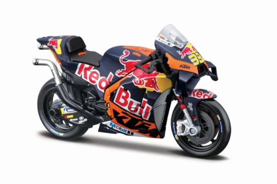 Imagine Maisto motocicletă metalică Red Bull KTM, scara 1:18