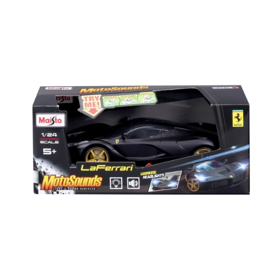 Imagine MAISTO MASINUTA CU SUNETE SI LUMINI FERRARI LAFERRARI SCARA 1 LA 24