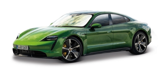 Imagine Maisto mașinuță cu sunete și lumini Porsche Taycan Turbo S, scara 1:24