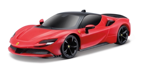 Imagine Maisto mașinuță cu sunete și lumini Ferrari SF90 Stradale scara 1 la 24