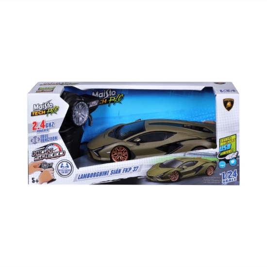 Imagine MAISTO MASINUTA PREMIUM CU TELECOMANDA 2.4GHz LAMBORGHINI SIAN FKP37 SCARA 1 LA 24