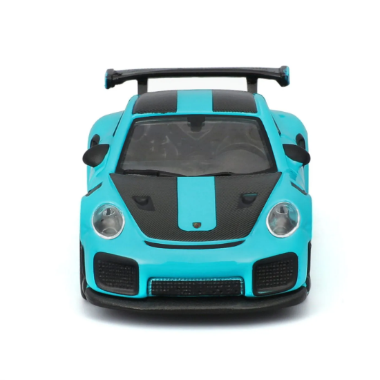 Imagine Maisto mașinuță metalică Speed Icons Porsche 911 GT2 RS Miami Blue, scara 1:64