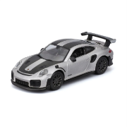 Imagine MAISTO MASINUTA METALICA SPEED ICONS PORSCHE 911 GT2 RS SILVER BLACK SCARA 1 LA 64