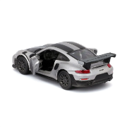 Imagine MAISTO MASINUTA METALICA SPEED ICONS PORSCHE 911 GT2 RS SILVER BLACK SCARA 1 LA 64