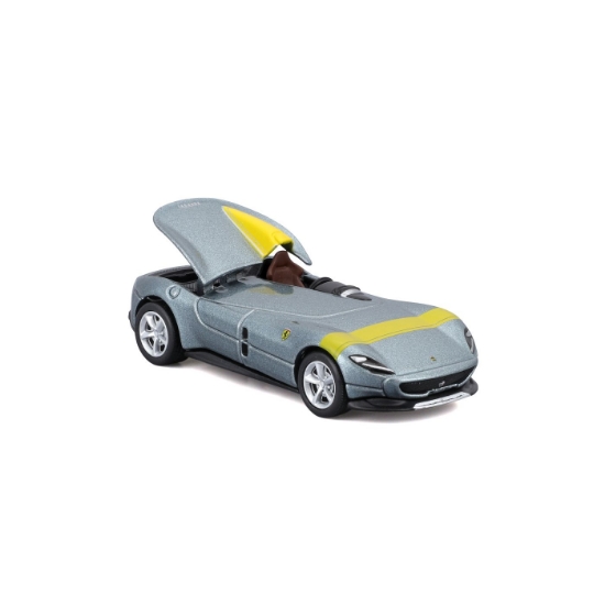 Imagine Maisto mașinuță metalică Speed Icons Ferrari Monza SP1 argintiu, scara 1:64