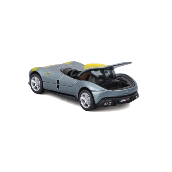 Imagine Maisto mașinuță metalică Speed Icons Ferrari Monza SP1 argintiu, scara 1:64