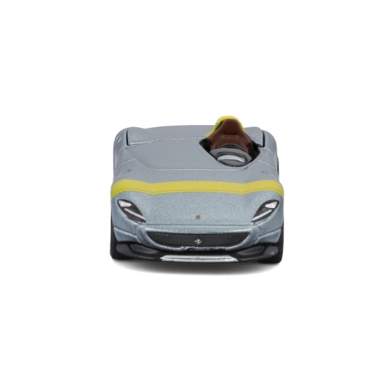 Imagine Maisto mașinuță metalică Speed Icons Ferrari Monza SP1 argintiu, scara 1:64