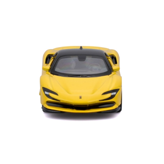 Imagine Maisto mașinuță metalică Speed Icons Ferrari SF90 Stradale galben, scara 1:64