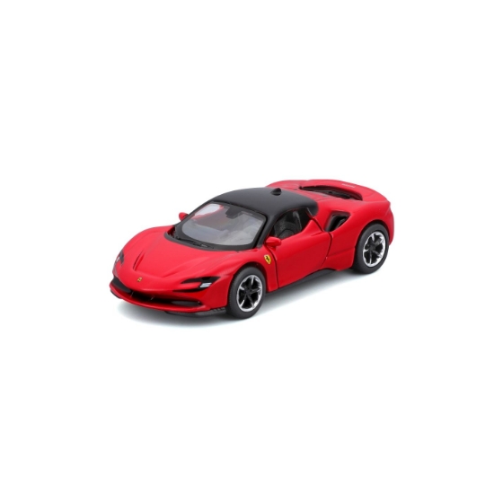 Imagine Maisto mașinuță metalică Speed Icons Ferrari SF90 Stradale roșu, scara 1:64