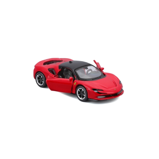 Imagine Maisto mașinuță metalică Speed Icons Ferrari SF90 Stradale roșu, scara 1:64