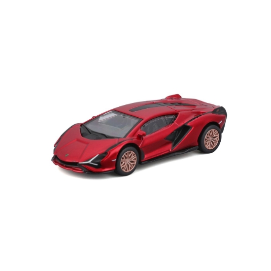 Imagine Maisto mașinuță metalică Speed Icons Lamborghini Sian FKP 37 roșu, scara 1:64