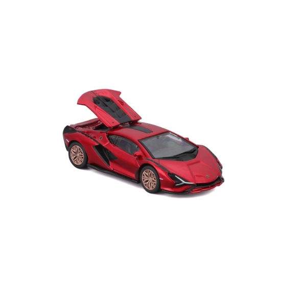 Imagine Maisto mașinuță metalică Speed Icons Lamborghini Sian FKP 37 roșu, scara 1:64