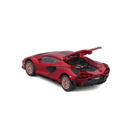 Imagine Maisto mașinuță metalică Speed Icons Lamborghini Sian FKP 37 roșu, scara 1:64