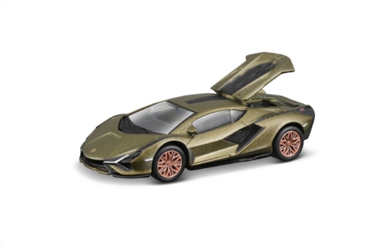 Imagine Maisto mașinuță metalică Speed Icons Lamborghini Sian FKP 37 verde, scara 1:64