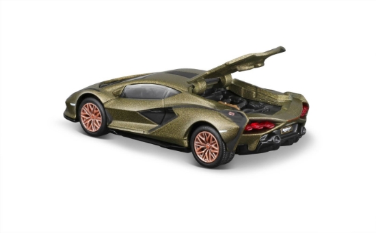 Imagine Maisto mașinuță metalică Speed Icons Lamborghini Sian FKP 37 verde, scara 1:64