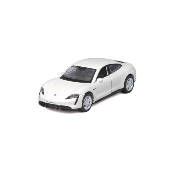 Imagine Maisto mașinuță metalică Speed Icons Porsche Taycan Turbo S alb, scara 1:64