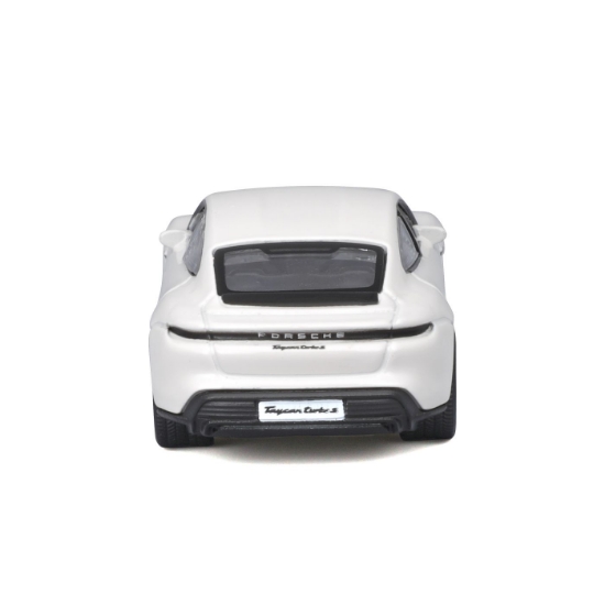 Imagine Maisto mașinuță metalică Speed Icons Porsche Taycan Turbo S alb, scara 1:64
