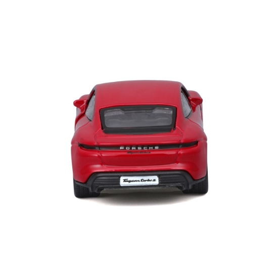 Imagine Maisto mașinuță metalică Speed Icons Porsche Taycan Turbo S roșu, scara 1:64