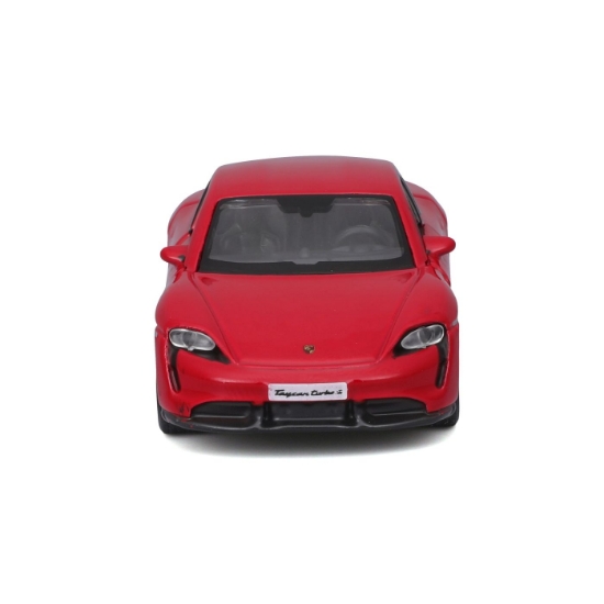 Imagine Maisto mașinuță metalică Speed Icons Porsche Taycan Turbo S roșu, scara 1:64