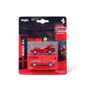 Imagine MAISTO MASINUTA METALICA SPEED ICONS FERRARI MONZA SP1 ROSU SCARA 1 LA 64